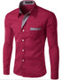 Men's Simple Long Sleeve Shirt